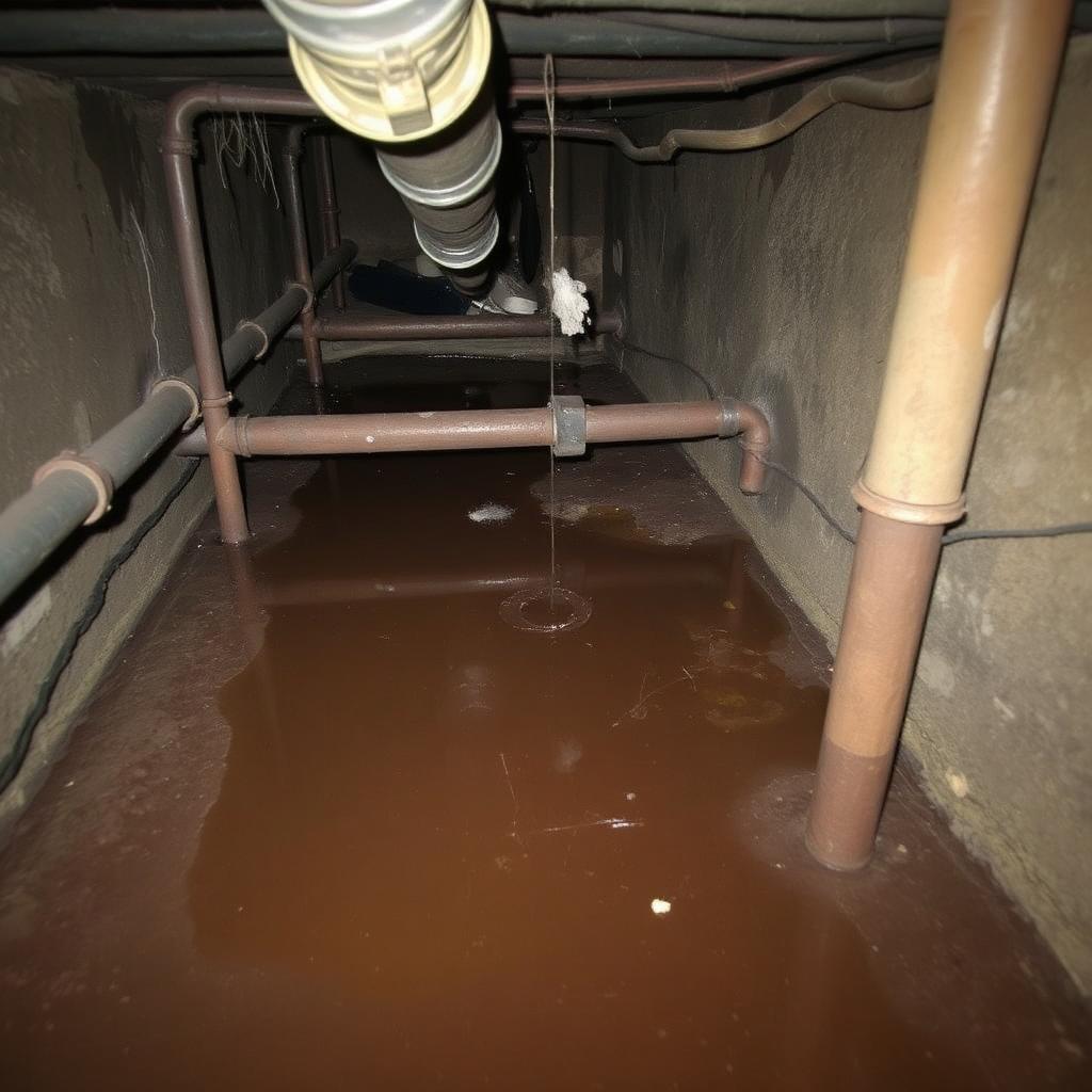 Drainage + Dehumidifier Install — before