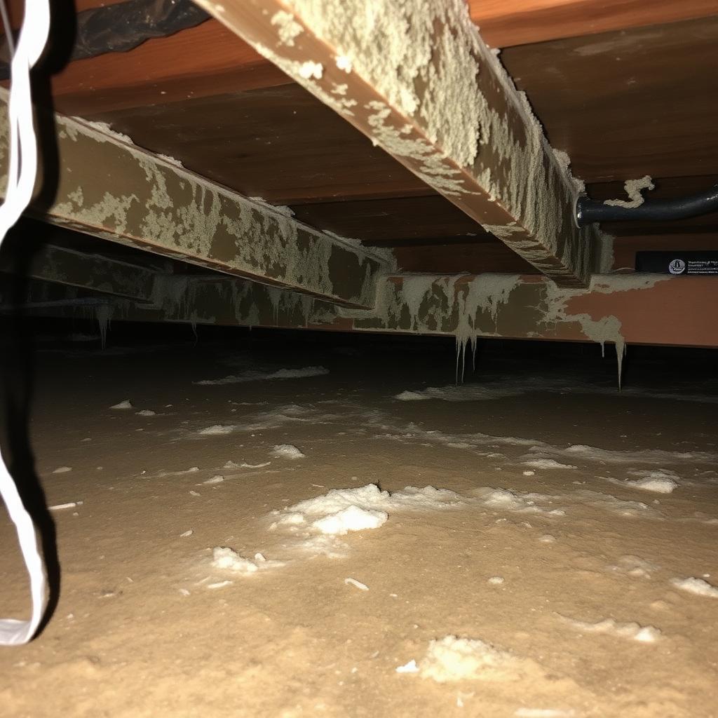 Mold Remediation &amp; Re-Encapsulation — before